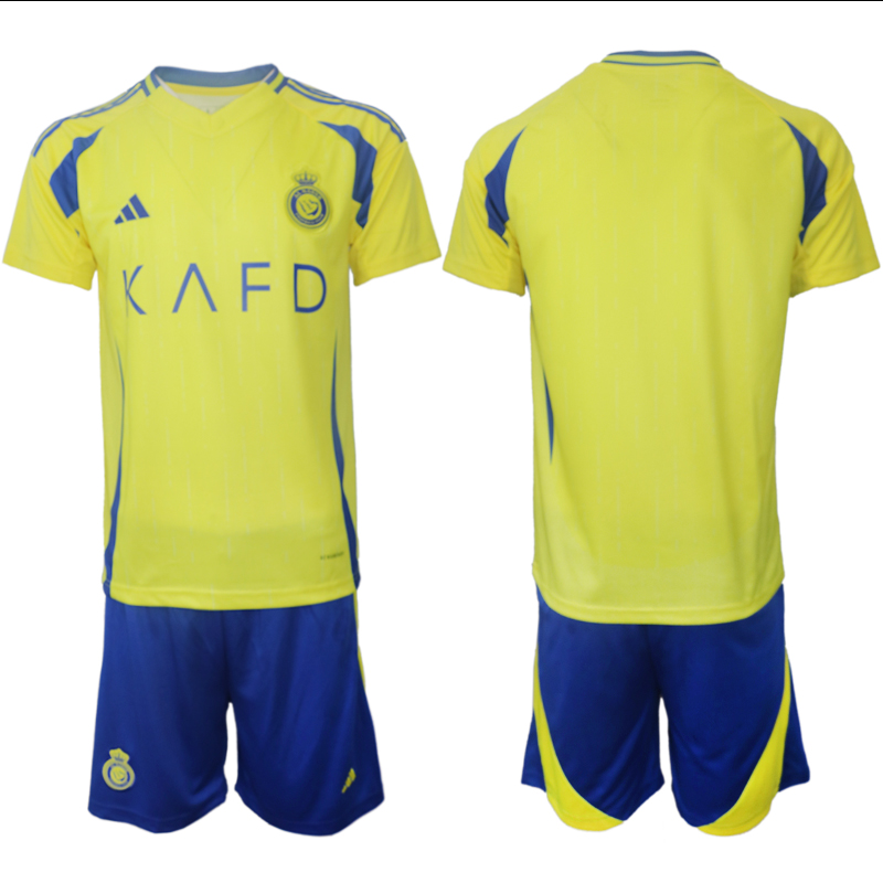 Men 2024-2025 Club Al Nassr home Green Blank Soccer Jersey->other club jersey->Soccer Club Jersey